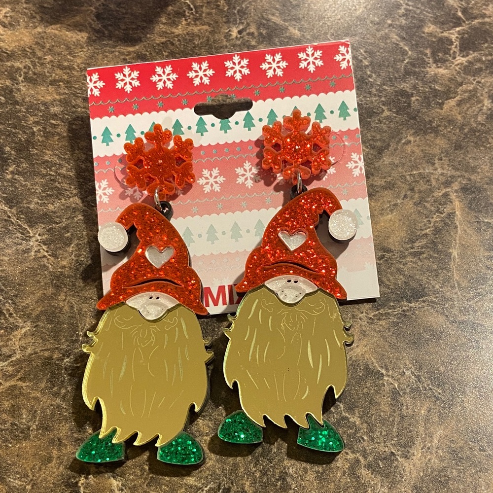 Festive Gnome Earrings
